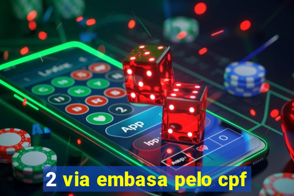 2 via embasa pelo cpf